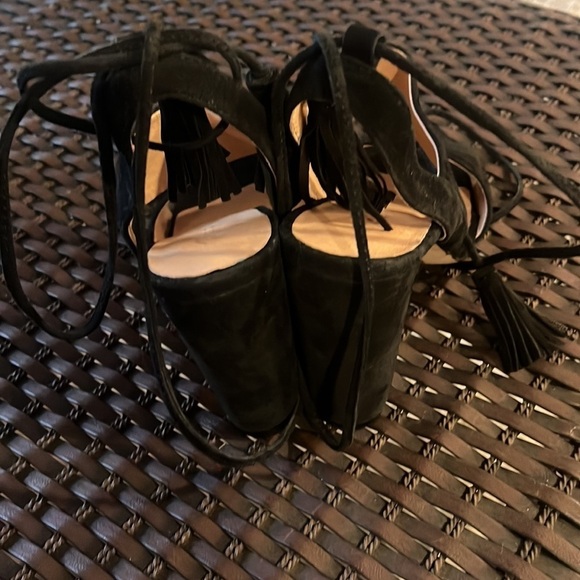 Madewell black suede sandals - Size 7,5 - Picture 3 of 10